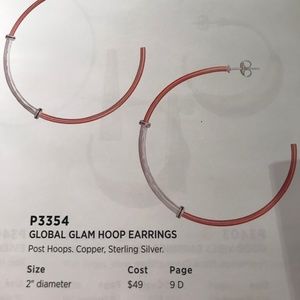 Silpada Global Glam Hoop Earrings